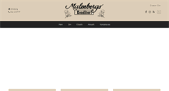 Desktop Screenshot of malmborgskonditori.se